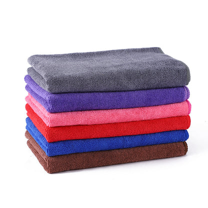 A enlarged and thickened car towel without leaving marks, water-absorbing polyester brocade microfiber towel, household cleaning floor towel