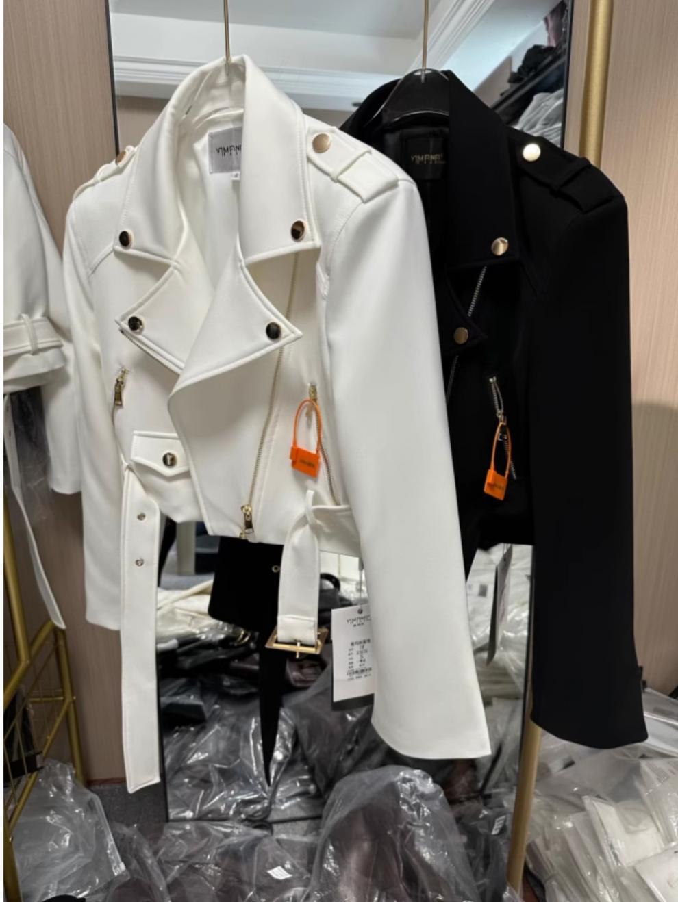 A leather jacket