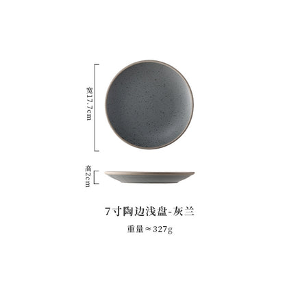 A Western food plate ceramic tableware