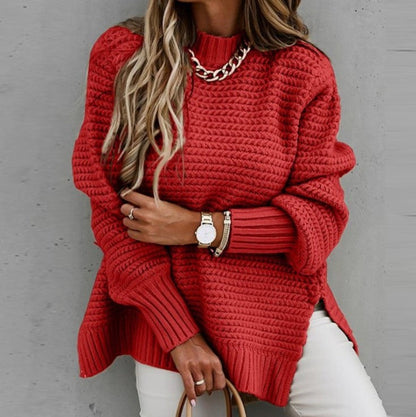 A knitted sweater