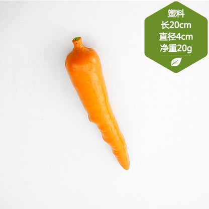 A simulated plastic vegetable spot wholesale props children's teaching aids plastic fake fruit eggplant potato carrot model