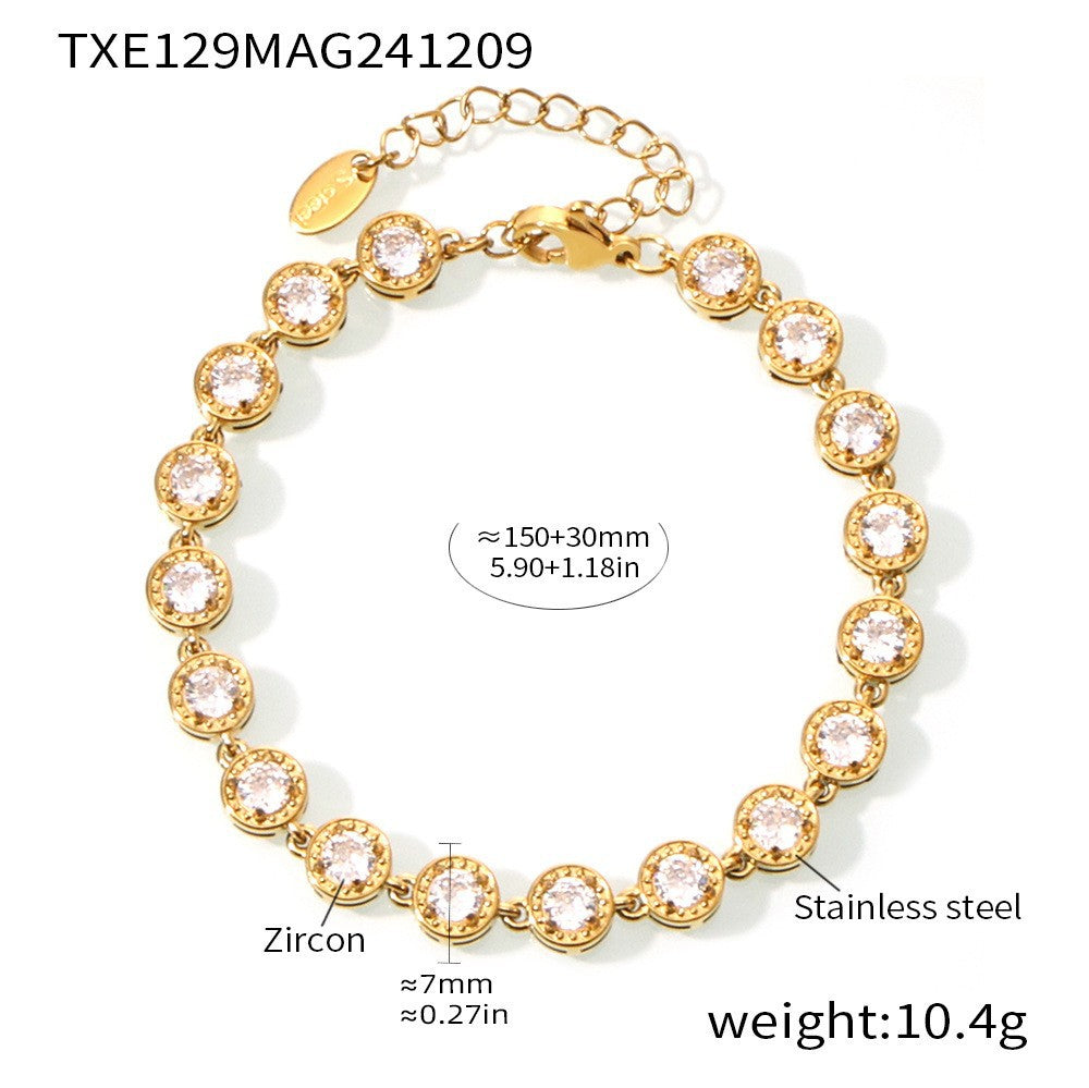 A necklace bracelet jewelry