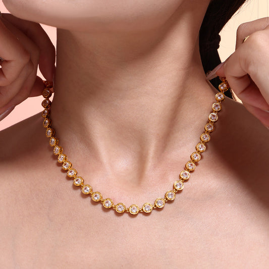 A necklace bracelet jewelry
