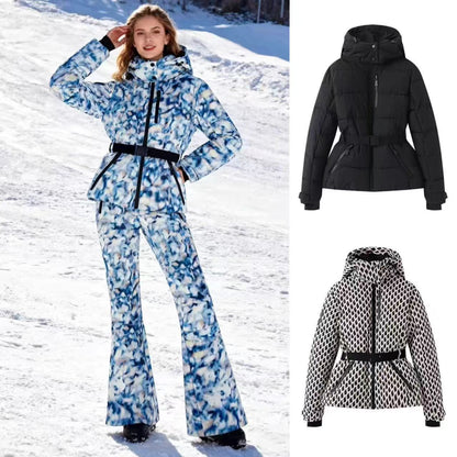 A winter ski jacket