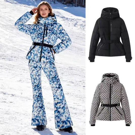 A winter ski jacket