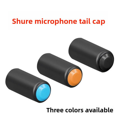 A Universal Shure Microphone Accessories Tail Microphone Wireless Microphone Tail Cover Battery Cover Plastic Microphone Cover Battery Back Cover
