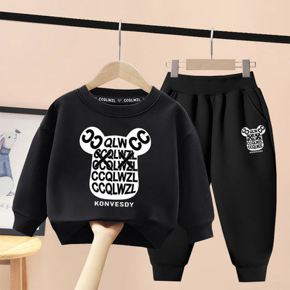 A children's sweater set