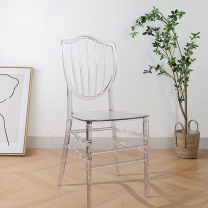 A crystal chair transparent wedding banquet high value chair hotel restaurant wedding chair anti-dirty durable chair
