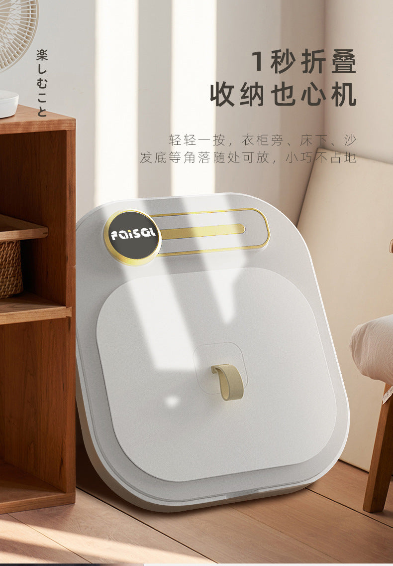 A new foot bath home foot bucket Douyin foldable automatic heating constant temperature electric massage foot basin cross-border