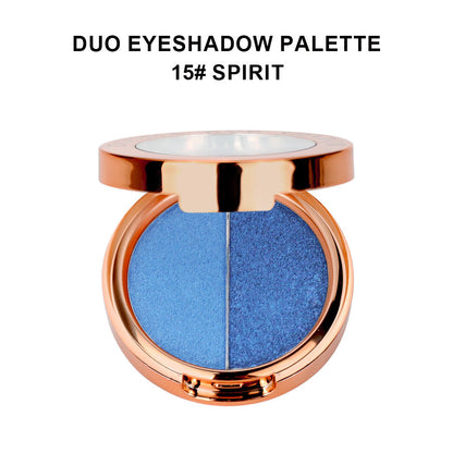A two color eyeshadow —— Customizable logo MOQ 100 pieces