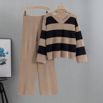 A knitted suit