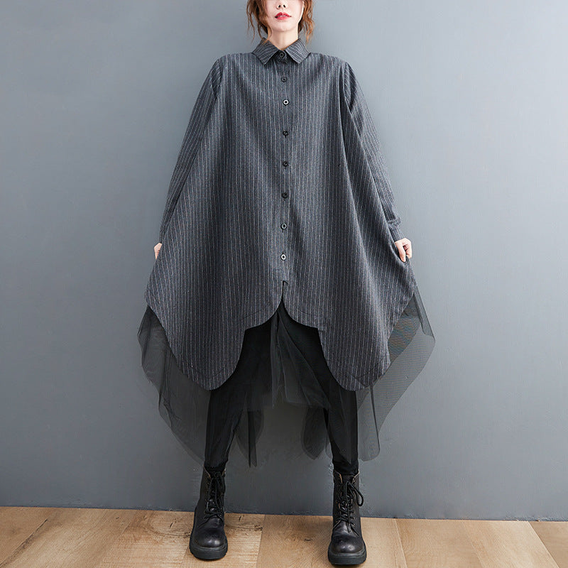A long shirt jacket