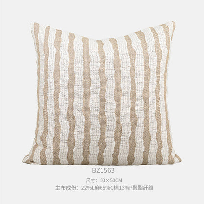 A throw pillow