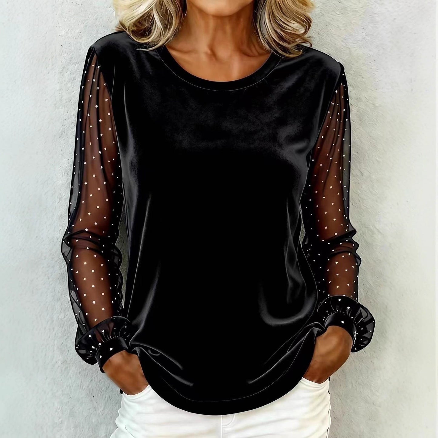 A Women's Long Sleeve Top