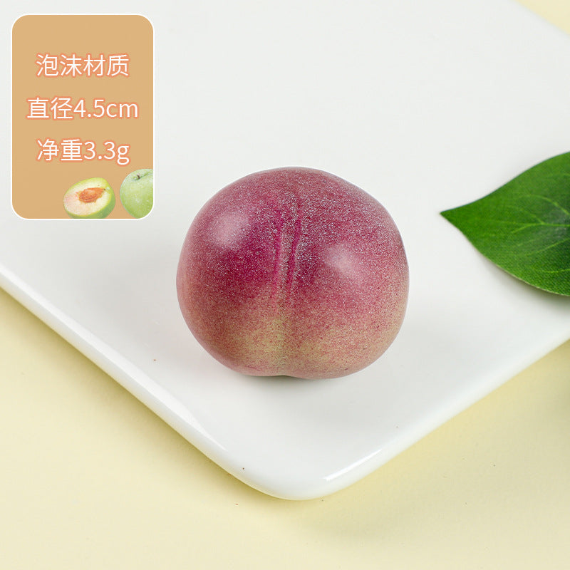 A Simulated fruits, fake fruits, apples, oranges, oranges, models, plastic decorations, ornaments, shooting props, children's teaching aids