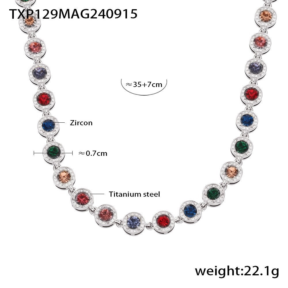 A necklace bracelet jewelry