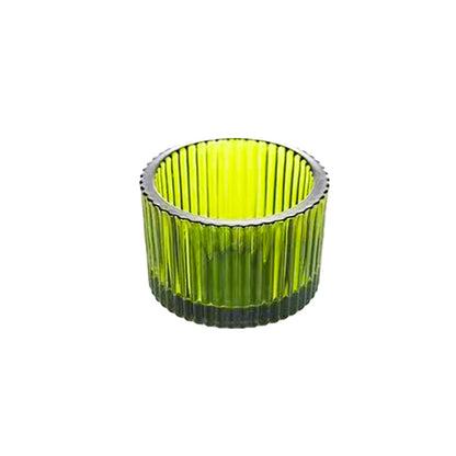 A Transparent glass candle cup Hot-selling candle holder cup Popular candle cup Empty glass aromatherapy cup