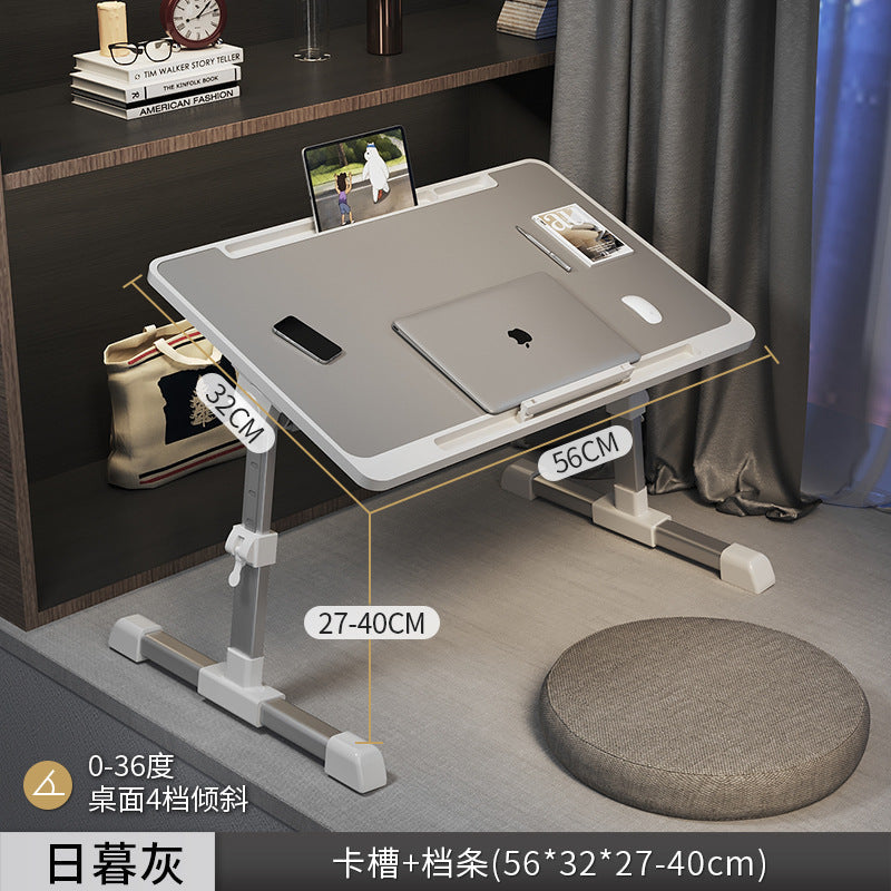 A folding table, bedroom, bay window, desk, household foldable table, dormitory bed table, lazy bed, balcony small storage