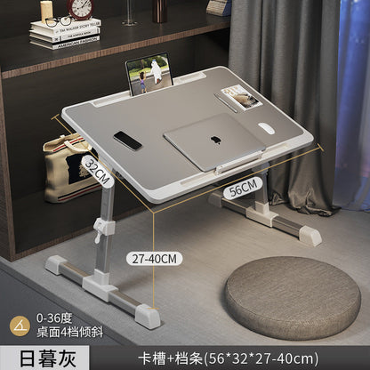 A folding table, bedroom, bay window, desk, household foldable table, dormitory bed table, lazy bed, balcony small storage