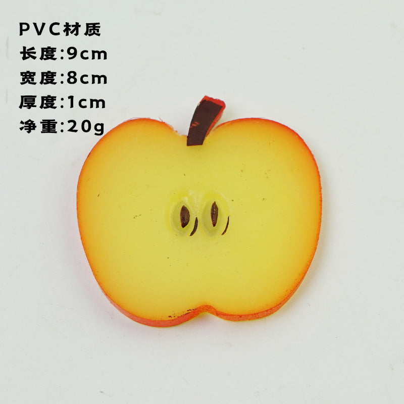 A Fake fruit slice Lemon slice Watermelon slice Fake cherry decoration photo Fruit props High imitation fruit slice model
