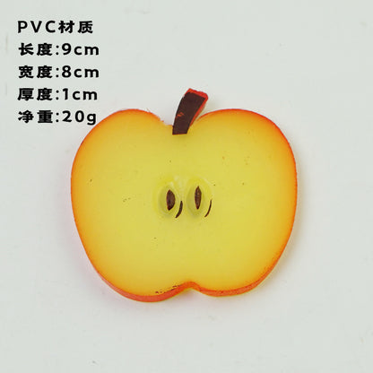 A Fake fruit slice Lemon slice Watermelon slice Fake cherry decoration photo Fruit props High imitation fruit slice model