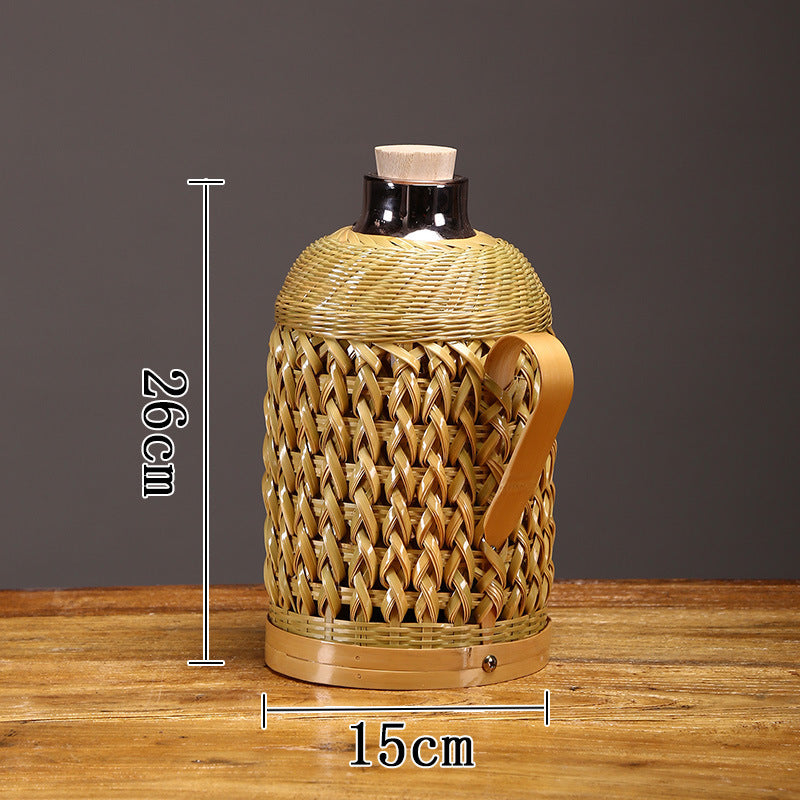 A bamboo kettle