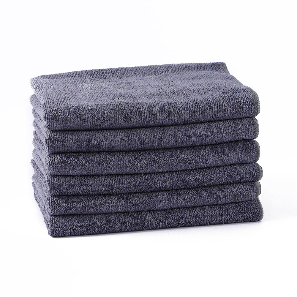 A enlarged and thickened car towel without leaving marks, water-absorbing polyester brocade microfiber towel, household cleaning floor towel