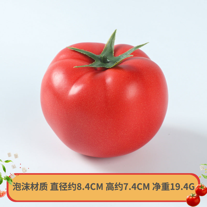 A simulated vegetable early education props studio shooting props window ornaments fake cabbage radish fake vegetables