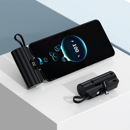 A Mini Capsule Power Bank Portable Power Bank