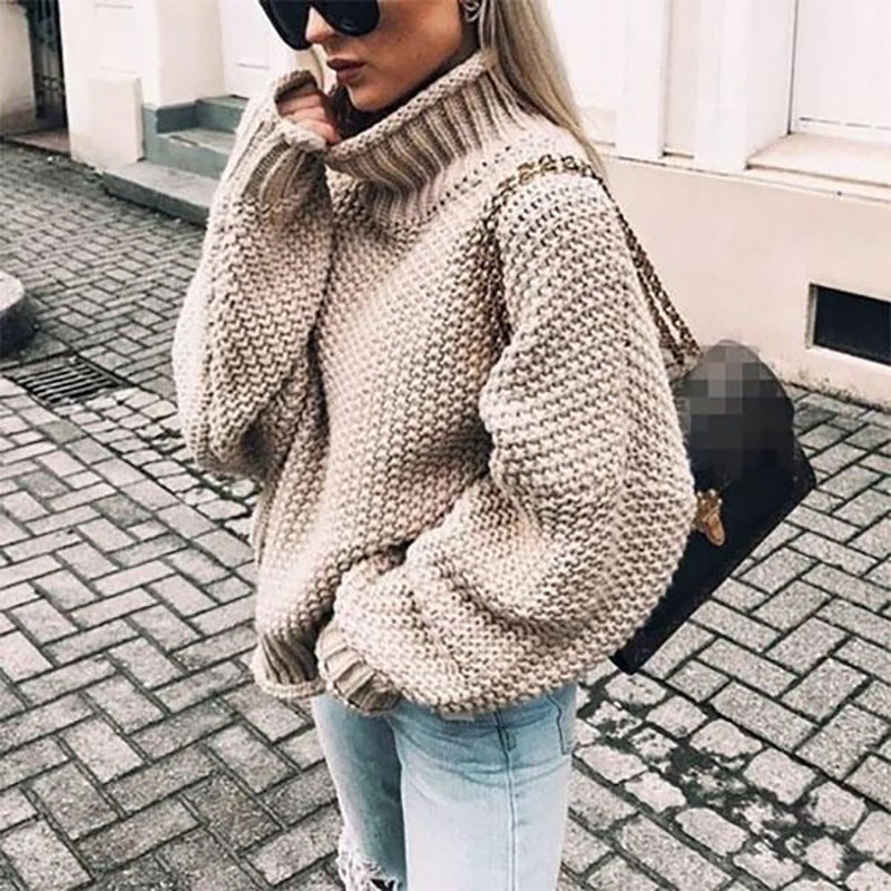 A sweater knitted sweater