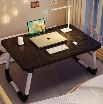 A: Removable bed table dormitory folding desk free computer desk office furniture