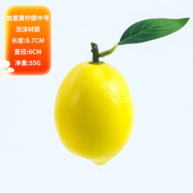 A Simulated fruits, fake fruits, apples, oranges, oranges, models, plastic decorations, ornaments, shooting props, children's teaching aids