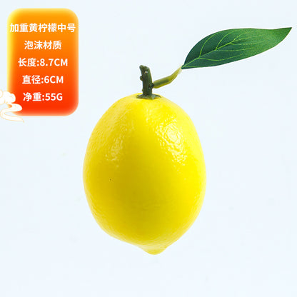 A Simulated fruits, fake fruits, apples, oranges, oranges, models, plastic decorations, ornaments, shooting props, children's teaching aids