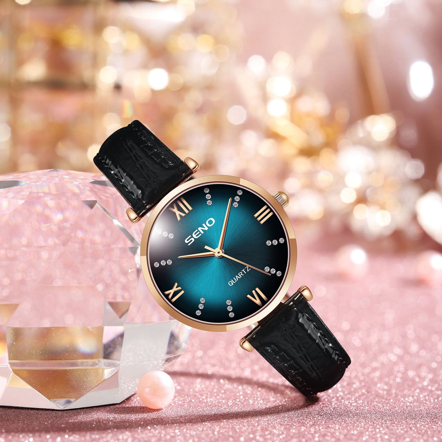 A New Ladies Vintage Alloy Decorative Premium Sense Belt Student Waterproof Quartz Watch
