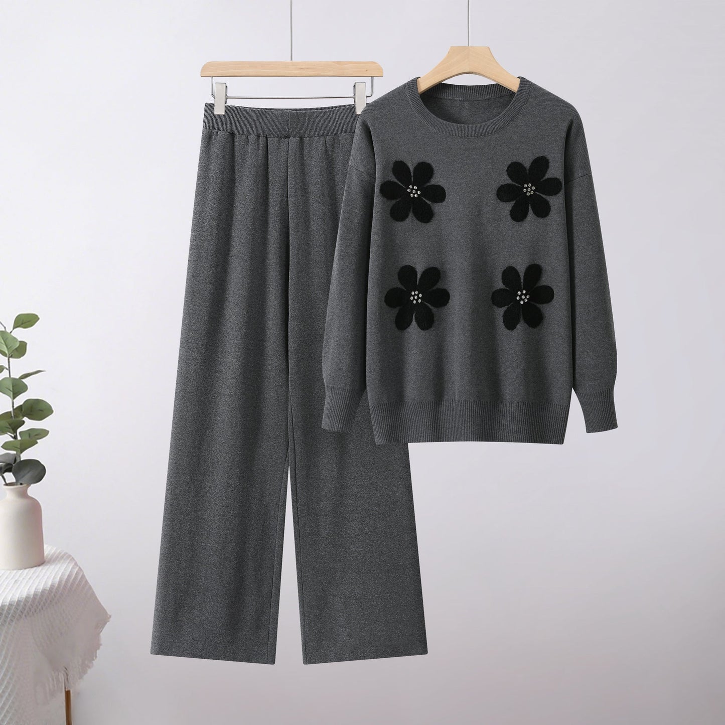 A two-piece knitted set