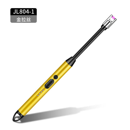 A JL804 factory direct sales rechargeable cigarette lighter aromatherapy gas natural gas stove USB arc kitchen ignition gun