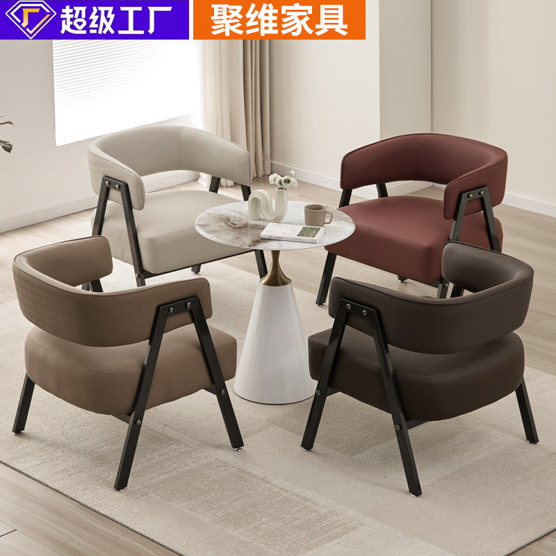 A single cat scratching casual, sofa chair