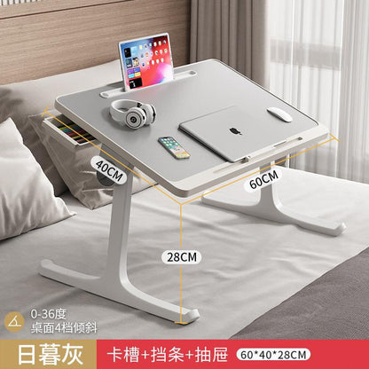 A folding table, bedroom, bay window, desk, household foldable table, dormitory bed table, lazy bed, balcony small storage
