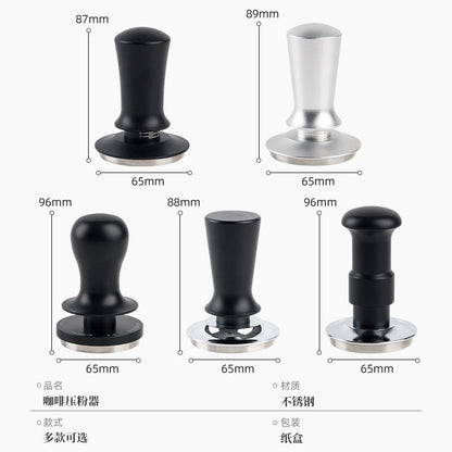 A new stainless steel self-gravity coffee dispenser, Italian coffee dispenser, powder press, balance and concentration coffee dispenser