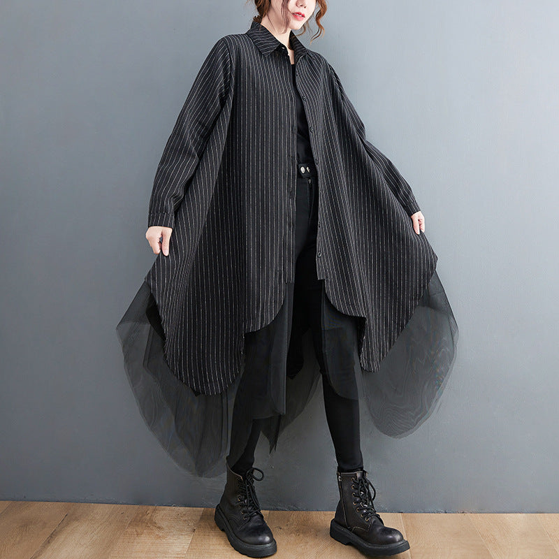 A long shirt jacket