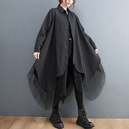 A long shirt jacket