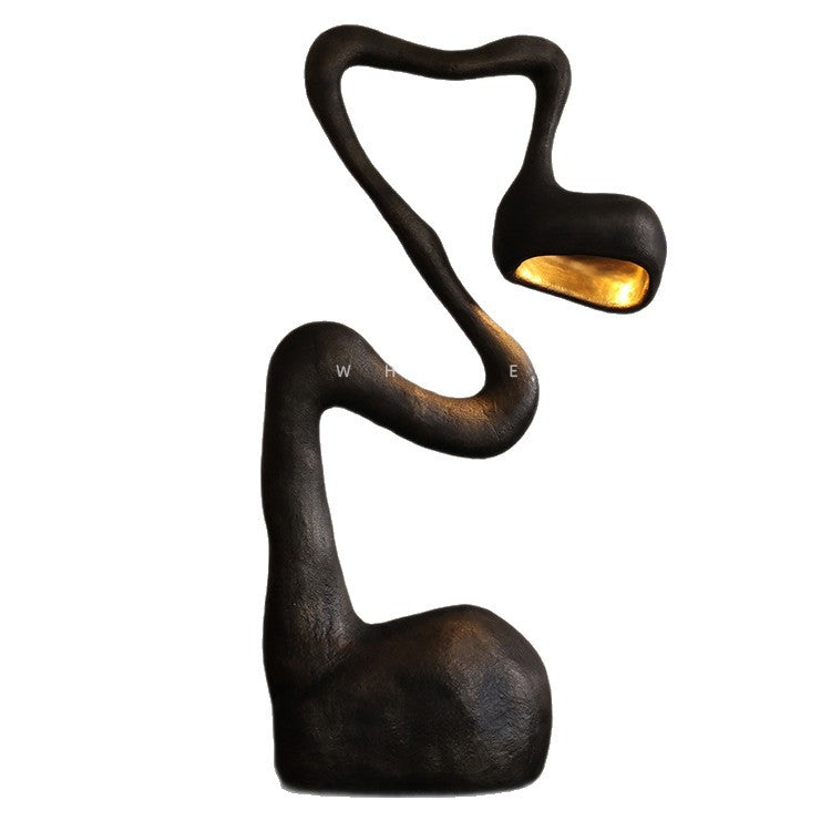 A creative floor lamp