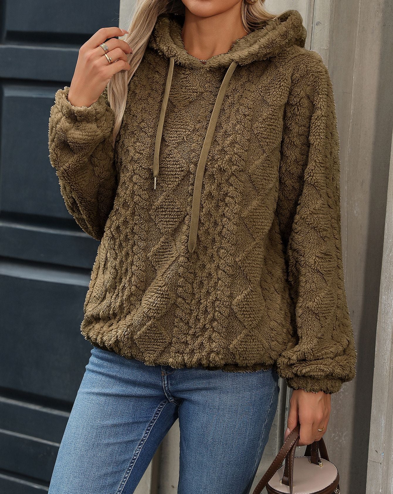 A hooded top