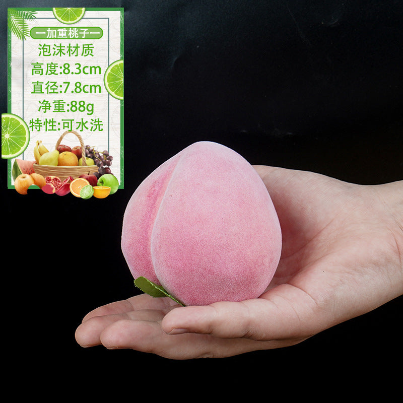 A simulation weighted fruit ornaments window display layout home decoration photography props fruit sakya fruit star fruit