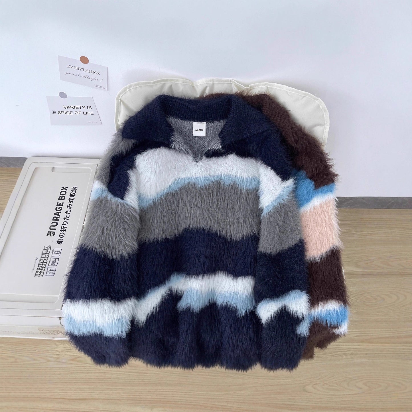 A knit top