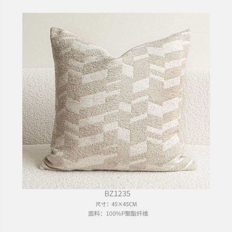 A throw pillow