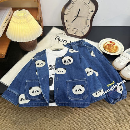 A children's denim set
