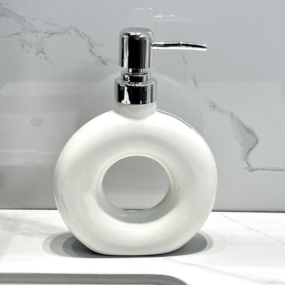 A ceramic pressing bottle