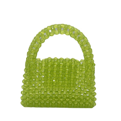 A niche design bag women's summer high-value girlfriends with the same multi-color cut beaded bag handmade DIY handbag