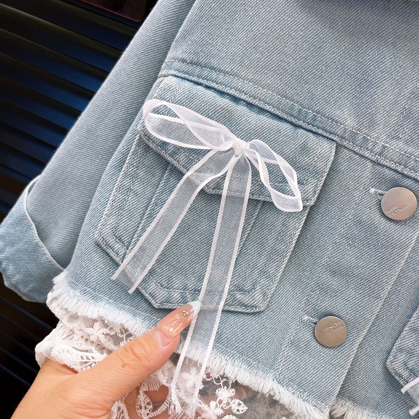 A children's denim set of two